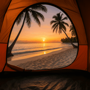 Experiencia única de dormir en Isla Saona bajo un cielo estrellado