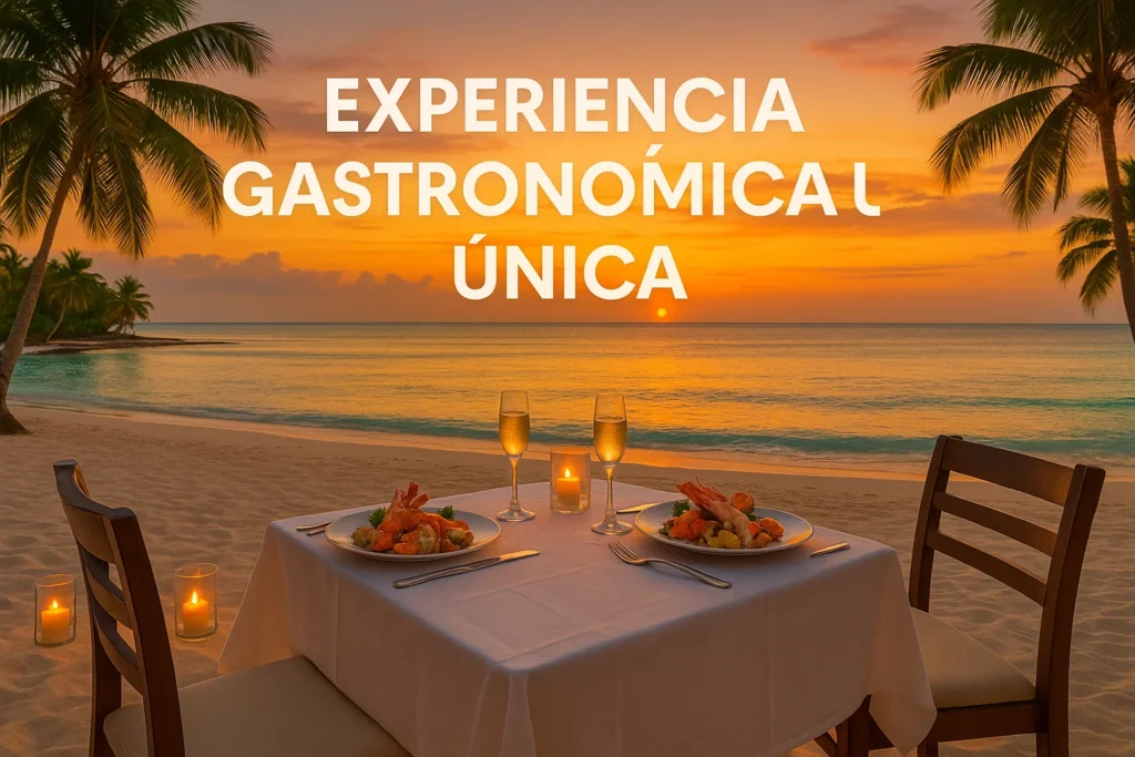 Cena romántica playa Caribe parejas - Mejores islas del Caribe para visitar en pareja