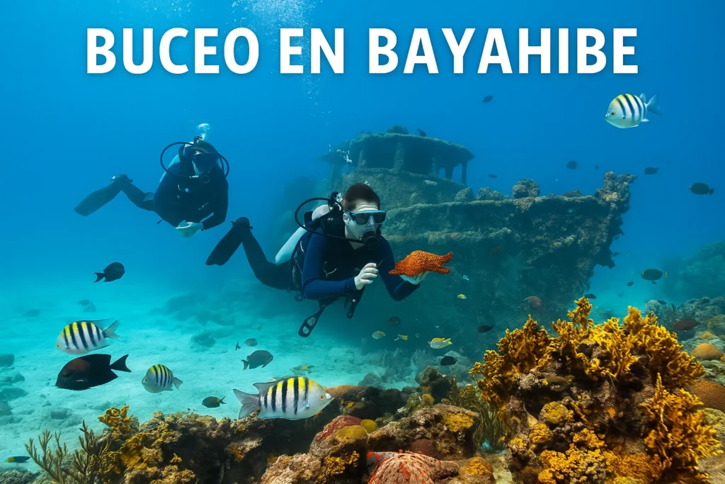 Buceo en arrecifes de Bayahibe con naufragio Atlantic Princess - actividades acuáticas República Dominicana