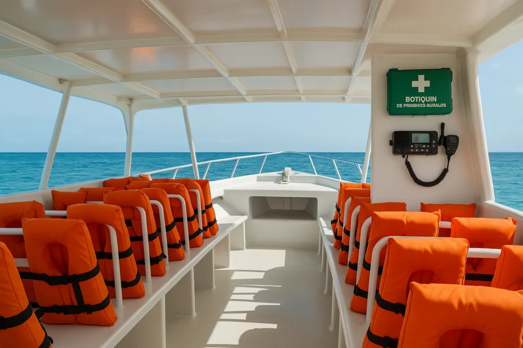 Equipos de seguridad obligatorios en tours a Isla Saona