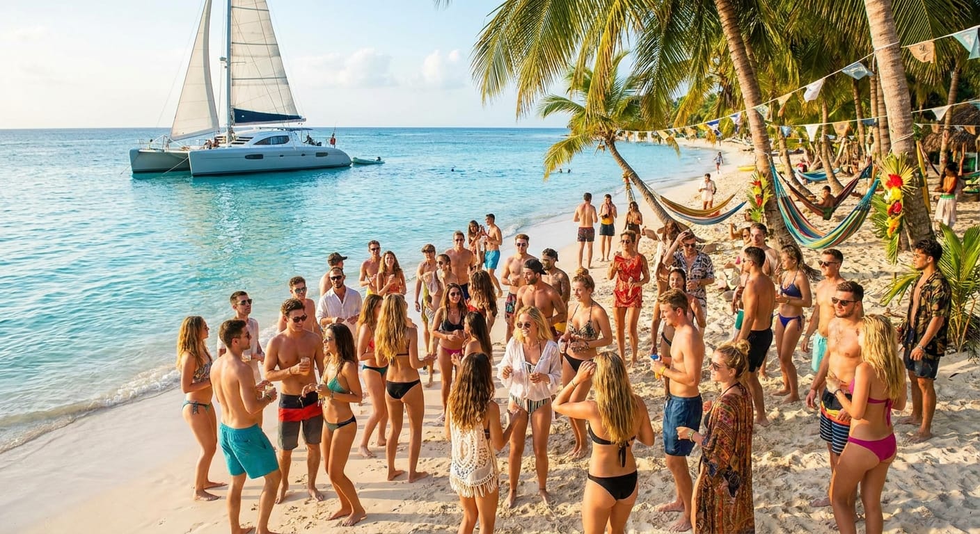 Fiesta en Isla Saona