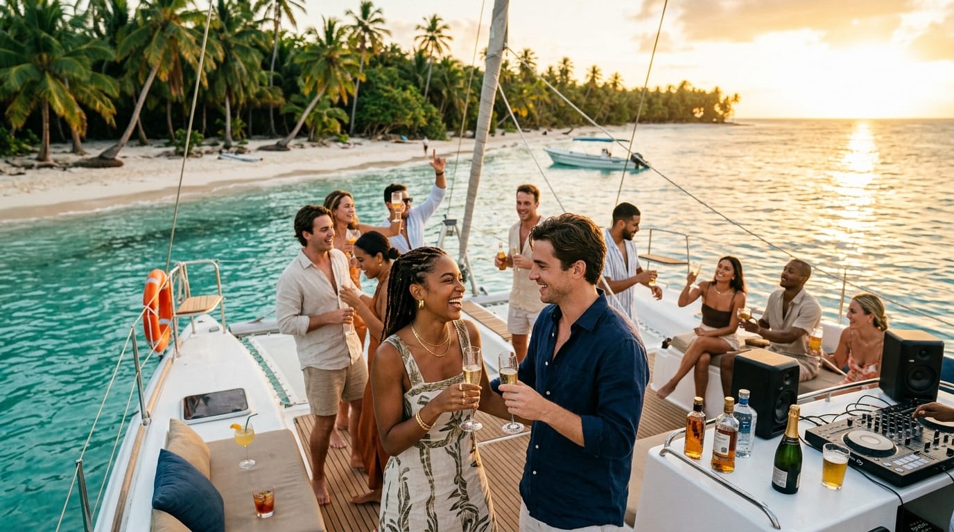 Saona Island party boat