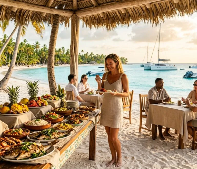 Almuerzo buffet Saona Island