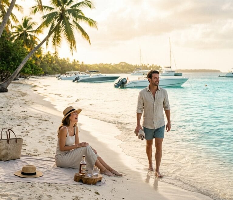 Saona Island beach day